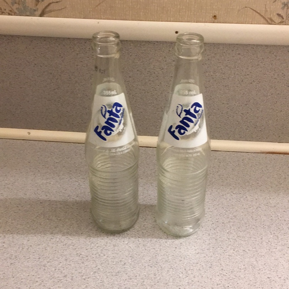 Vintage glass bottles